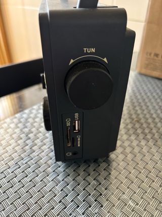 Radio Retekess Vintage USB Tarjeta SD