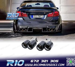 COLAS ESCAPE BMW LOOK M PERFORMANCE CROMO CARBONO
