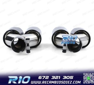 COLAS ESCAPE BMW LOOK M PERFORMANCE CROMO CARBONO