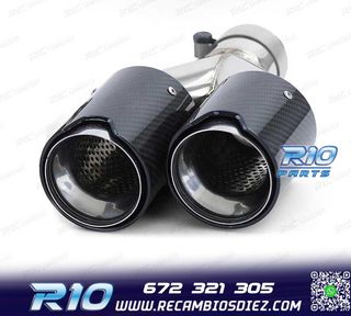 COLA ESCAPE DOBLE BMW M PERFORMANCE CARBONO CROMO DCH