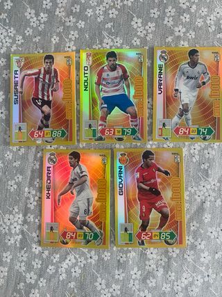 Lote 5 cromos Adrenalyn XL Nuevo Ídolo 2012-13