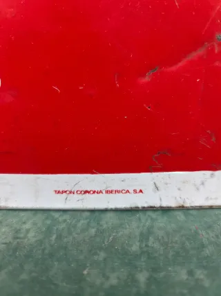 Antiguo cartel o placa, chapa de La Casera