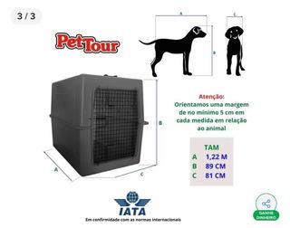 Caja Transporte Perro Grande Pettour 700