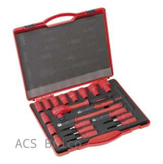 Juego Llaves de Vaso Aisladas de 1/2" - 20 Piezas Alyco 190300