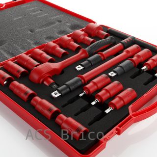 Juego Llaves de Vaso Aisladas de 1/2" - 20 Piezas Alyco 190300