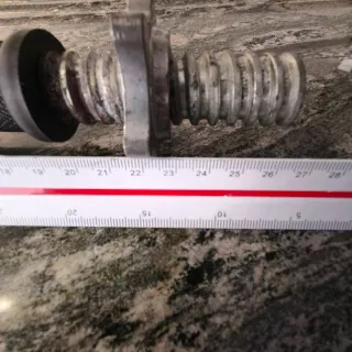 Barra Mancuerna 17cm con Cierres