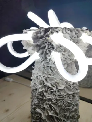 Lampada ceramica illuminazione a neon