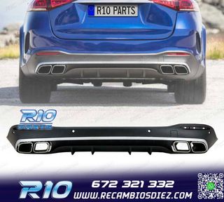 DIFUSOR MERCEDES GLE W167 20- + COLAS ESCAPE LOOK AMG GLE63