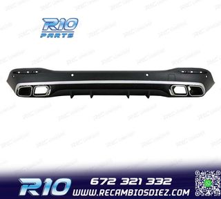 DIFUSOR MERCEDES GLE W167 20- + COLAS ESCAPE LOOK AMG GLE63