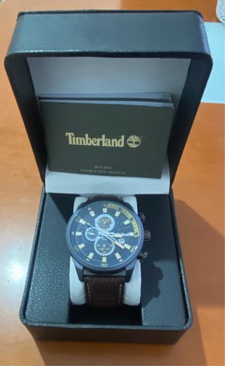 Reloj Timberland Henniker Cuero, modelo TBL14816JL