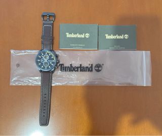 Reloj Timberland Henniker Cuero, modelo TBL14816JL