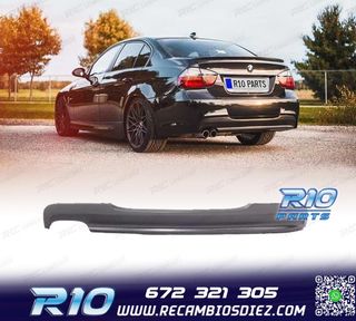 DIFUSOR BMW E90 E91 LOOK M DOBLE SALIDA