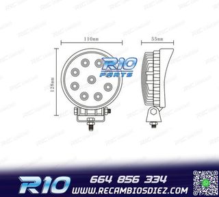 FOCO LED 42W COCHE, CAMION, QUAD O MOTO