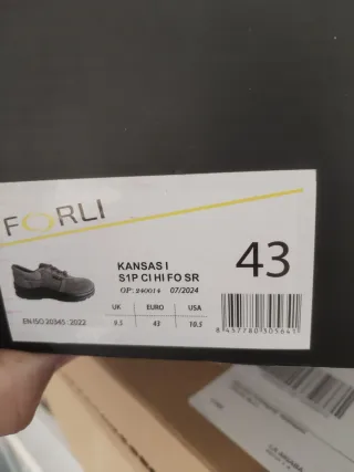 Bota de seguridad FORLI Talla 43