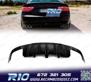 DIFUSOR AUDI A5 B8 B81 SPORTBACK 09-11 LOOK ABT