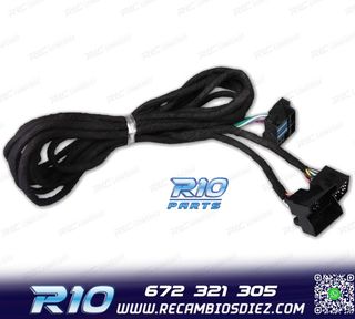 CABLE DE 6 METROS ISO COCHES PARA BMW CON CONEXIÓN EN EL MA