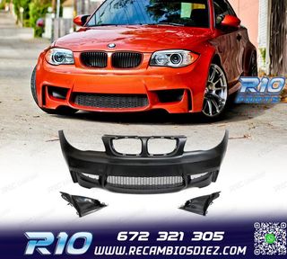 PARAGOLPES DELANTERO BMW E81 E87 E82 04-12 LOOK EVO1