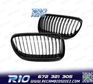 PARRILLAS BMW E92 E93 LCI 10-13 LOOK M3 NEGRO BRILLO