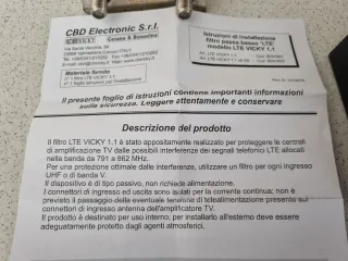 Filtro Antenna LTE VICKY 1.1 CBD Electronic