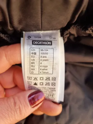 Pantaloncini da sci per bambini Decathlon T4