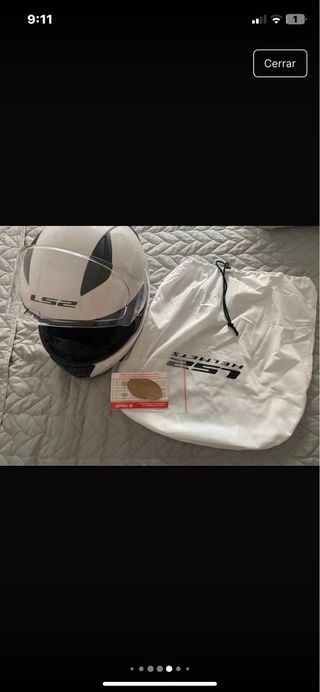 Casco LS2 Talla M Blanco
