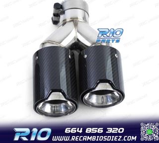 COLA ESCAPE DOBLE BMW M PERFORMANCE CARBONO CROMO DCH