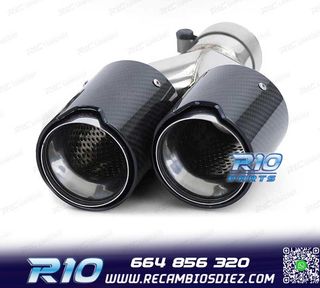 COLA ESCAPE DOBLE BMW M PERFORMANCE CARBONO CROMO DCH