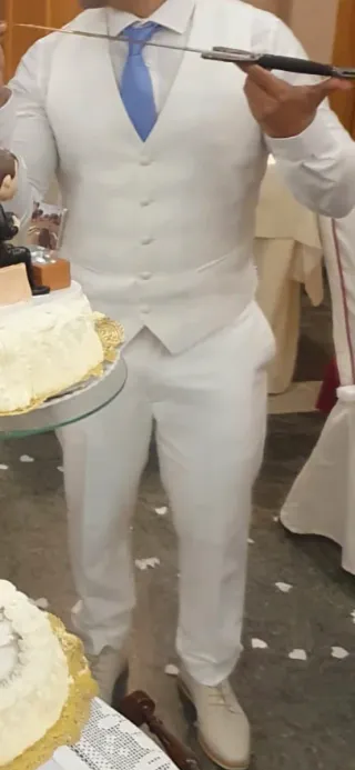 Traje de Novio Blanco