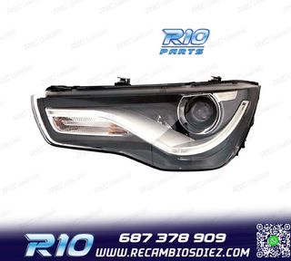 FARO IZQ XENON AUDI A1 10-14 DRL NEGRO