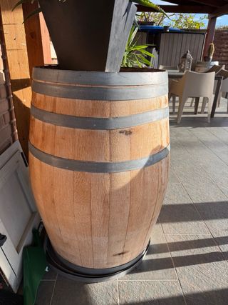 2 Barricas de roble para decoración