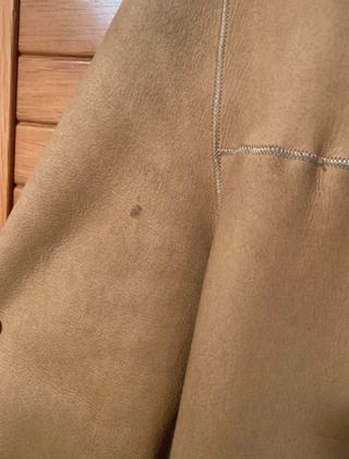 Abrigo doble faz beige talla 44