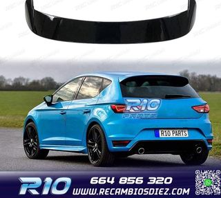 ALERON SPOILER SEAT LEON MK3 5P 13-20 NEGRO BRILLO