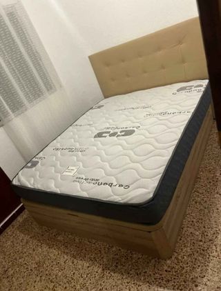 Canapé Abatible - Almacenaje y Colchón Visco