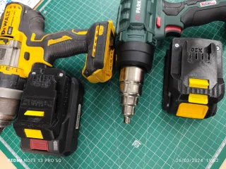 2 Adaptadores Dewalt <> Parkside X20