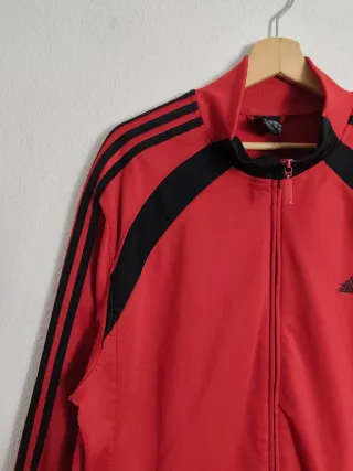 Chaqueta Adidas Roja y Negra