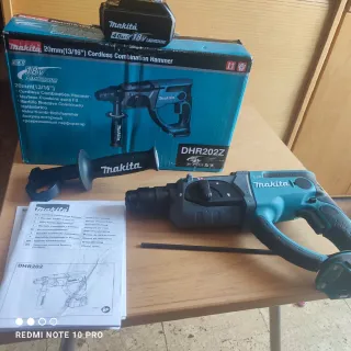 Taladro Percutor Makita más baterías y cargador