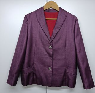 Chaqueta traje morada XL