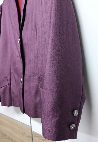 Chaqueta traje morada XL