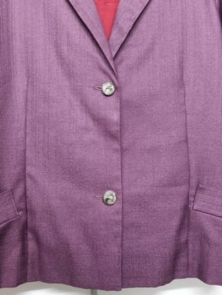 Chaqueta traje morada XL