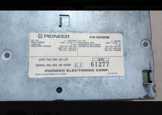 Radio Coche Pioneer KE-2090 Cassette
