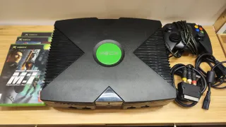 Xbox Original + Mando + Cables + 3 Juegos