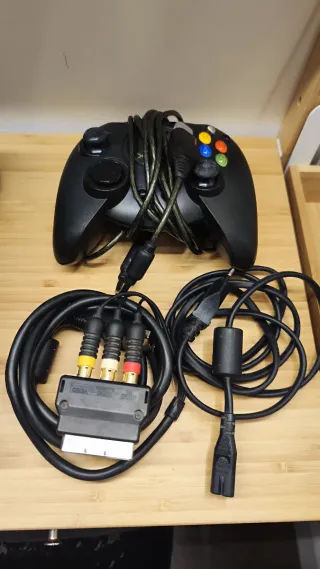 Xbox Original + Mando + Cables + 3 Juegos