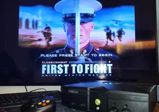 Xbox Original + Mando + Cables + 3 Juegos