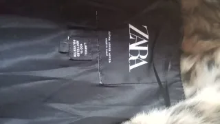 Abrigo leopardo Zara Talla XS