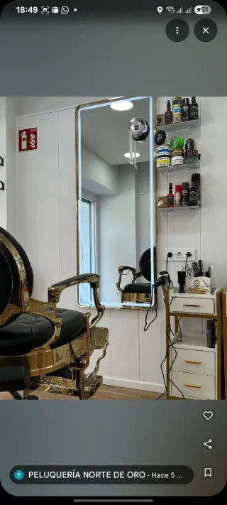 Traspaso de Barbería y Peluquería Norte de Oro .