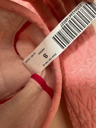 Chaqueta Stradivarius rosa Talla S