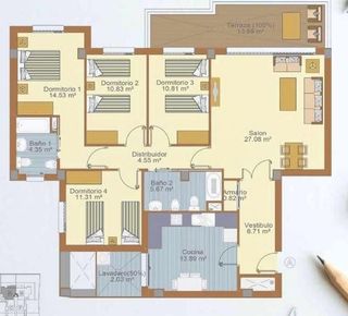 Piso en venta en Las Vaguadas - Urb. del Sur en Badajoz