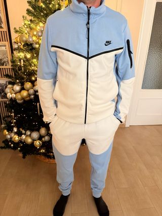 Chándal Nike Hombre Azul y Blanco