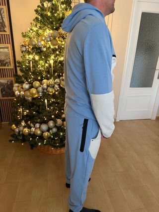 Chándal Nike Hombre Azul y Blanco