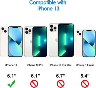JETech Custodia per iPhone 13 da 6,1 Pollici Trasparente